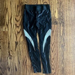 Koral Womens Black and White Legging EUC small